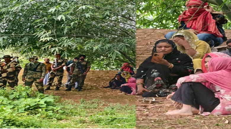 বিরামপুর সীমান্তে বিএসএফের পুশইন চেষ্টা ব্যর্থ, ৮ নারীসহ ৯ জনকে বাংলাদেশে ঢোকানো ঠেকালো বিজিবি