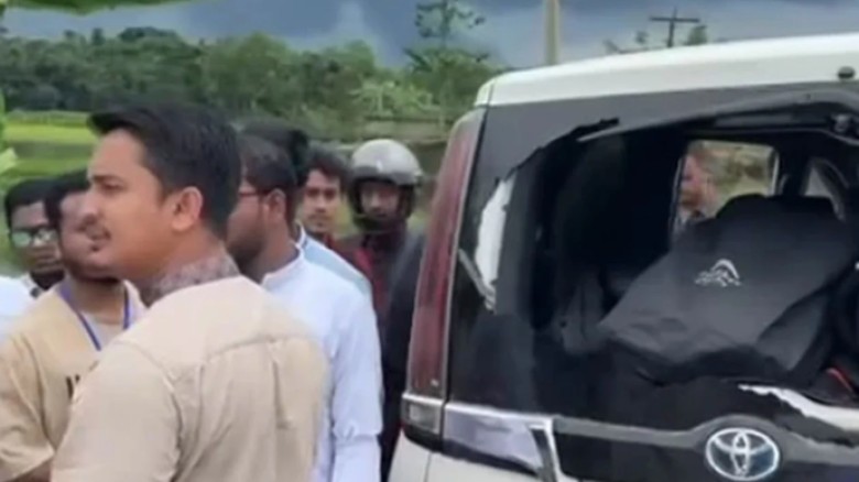 সিলেটে সারজিস আলমের গাড়িতে হামলা, বিএনপির বিরুদ্ধে অভিযোগ