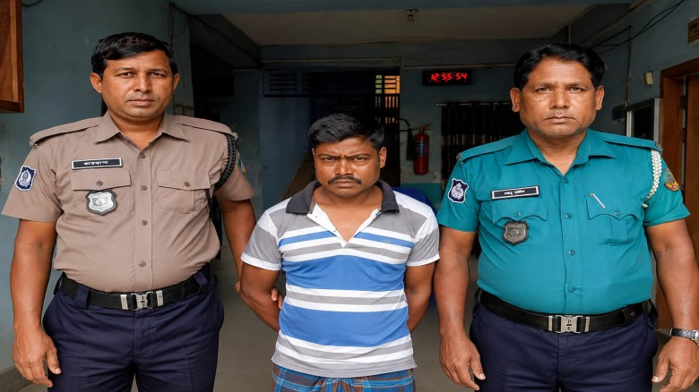 কাউনিয়ায় চায়ের দোকানের আড়ালে ইয়াবা ব্যবসা: ইয়াবাসহ গ্রেফতার ১